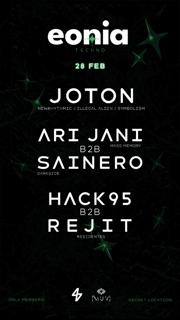 Eonia: Joton + Ari Jani B2B Sainero + Hack95 B2B Rejit