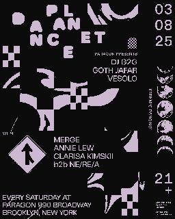 Dance Planet: Dj G2G, Goth Jafar, Vesolo + Merge