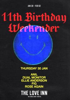 Thu - The Love Inn 11Th Birthday Weekender