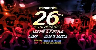 Elements 26Th Anniversary Party With Lenore, Furious & V.Kash