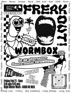 Freak Out! Meets Wormbox In An Alternative Dance Throwdown