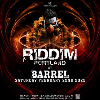 Team Yellow: Riddim Portland At Barrel Room [Former Whiskey Bar]