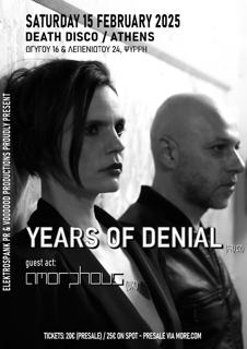 Years Of Denial (Fr/Cz) + Amorphous (Uk) // Live