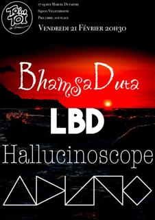 Bhamsaduta + Lbd + Hallucinoscope + Aduno