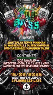 Color And Bass With 2Hot2Play • Ephy Pinkman • Dj Wasserfall • Dj Mischkonsum • Igda • Khalid