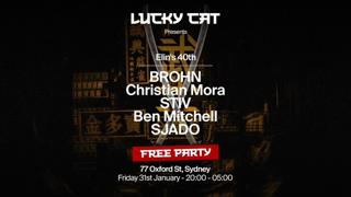 Lucky Cat- Free Party- Brohn +Mora + Stiv + Mitchel + Sjado