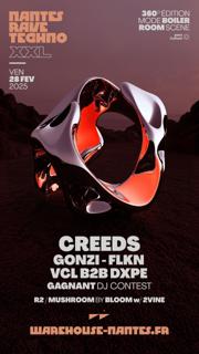 Nantes Rave Techno Xxl With Creeds, Gonzi, Vcl B2B Dxpe, Flkn, Bloom & More