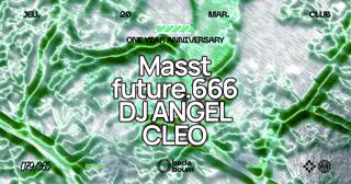 2222 One Year Anniversary: 2222 Invite Masst (+) Future.666 (+) Dj Angel (+) Cleo