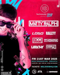 Technocally Raving Presents Matty Ralph