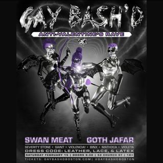 Gay Bash'D With Swan Meat And Goth Jafar - Leather Latex Lace