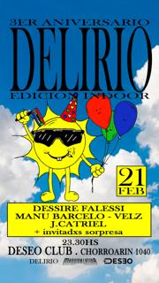 Delirio 3Er Aniversario