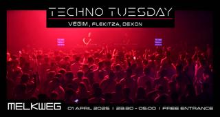 Techno Tuesday Amsterdam, Vegim, Flekitza, Dexon