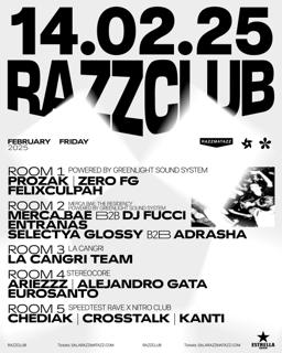 Razzclub: Chediak + Prozak + Merca Bae