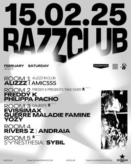 Razzclub: Alizzz + Freddy K + Evissimax + More