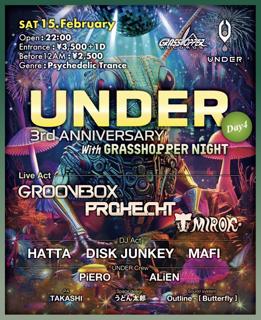 Under 3Rd Anniversary 'Day 4' With Grasshopper Night