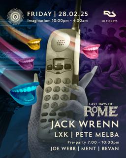 Last Days Of Rome Present Jack Wrenn & Residents