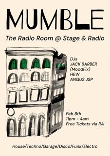 Mumble At The Radio Room At Stage & Radio - Feb 8Th