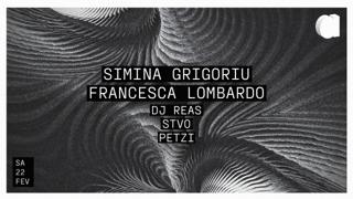 Simina Grigoriu · Francesca Lombardo · Stvo · Dj Reas · Petzi