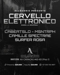 Allégorie Presenta: Cervello Elettronico En Bogotá