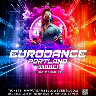 Team Yellow: Eurodance Portland At Barrel Room [Former Whiskey Bar]