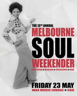 2025 Melbourne Soul Weekender • Friday