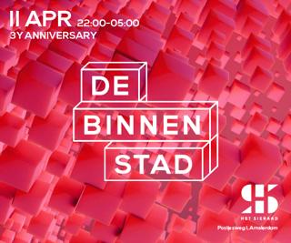 De Binnenstad 3Y Anniversary