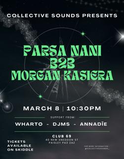 Collective Sounds Presents: Parsa Nani B2B Morgan Kasiera