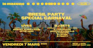 Bresil Party Special Carnaval • Lives & Dj Sets