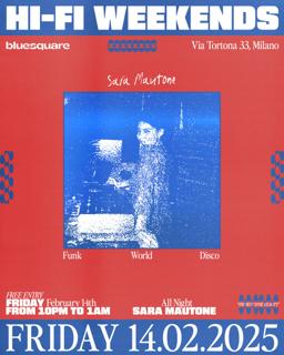 Hi-Fi Weekends Pres Sara Mautone *Free Entry*