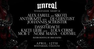 Unreal Weekender Night Ii - Kalte Liebe (Live), Mcr-T, Odymel, Uvm