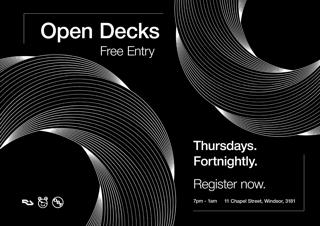 Open Booth Foundation Presents: Open Decks