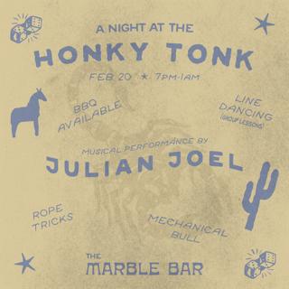 Marble Bar Presents: A Night At The Honky Tonk