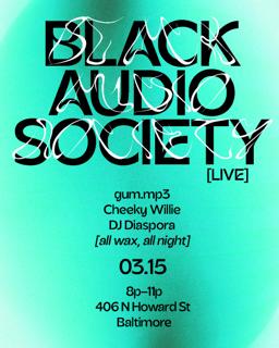 Black Audio Society [Live]