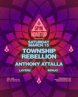 Spin + Nonstop Present: Township Rebellion, Anthony Attalla