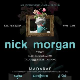 Nick Morgan [Afro House] At Madarae