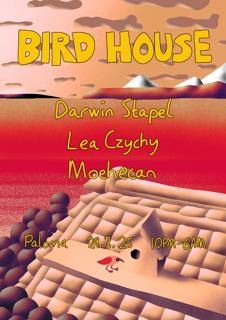 Bird House With Darwin Stapel