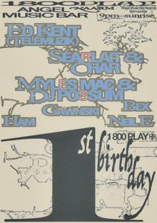 1800 Play Turns 1 With Ed Kent, Dj Myles Mac & Dj Possum