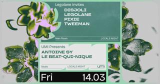 Umi Invites Legolane With Disjoli, Tweeman, Pixie And Presents Antoine Sy