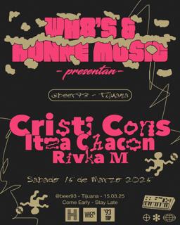 Wh8'S X Honne Presentan : Cristi Cons + Itza Chacon