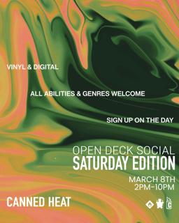 Canned Heat: Open Deck Social