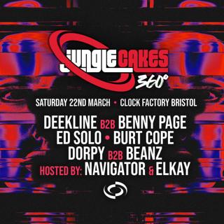 Jungle Cakes Bristol 360° • Deekline B2B Benny Page, Ed Solo, Burt Cope