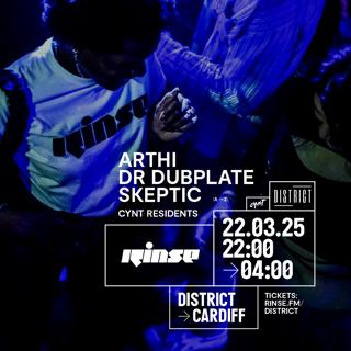 Rinse Cardiff W. Arthi, Dr. Dubplate, Skeptic