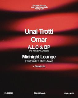 Kooky Ken X Late Night Essentials X Decisive Sounds: Unai Trotti, Omar & More