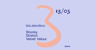 Drei Jahre Bürro With Shonky, Stretch, Velvet Velour