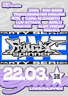 Fridget Spinner Live /W. Trancemaster Krause, Kim Swim, Ktk, Cara Elizabeth