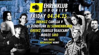 Ehrenklub In Odonien #19 Mit Mødze, Isabelle Beaucamp, Dj Sonnenbrand Uvm