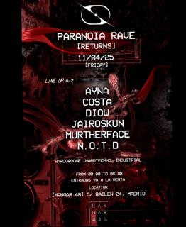 Paranoia Rave-Ayna, Costa, Diow, Jairoskun, Murtherface, N.O.T.D