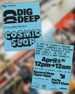 Ra Dig Deep: Pop-Up Charity Record Store With Cosmic Slop