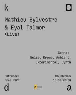 Mathieu Sylvestre & Eyal Talmor (Live)