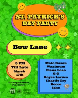 St. Patrick'S Day Party At Bow Lane